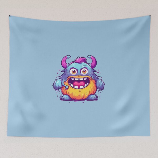 Item preview, Colorful monster theme designed and sold by Okracha.