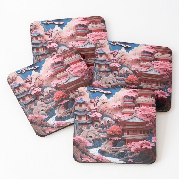 Item preview, Japanese Town Zen Garden Collage designed and sold by SuperSeries.