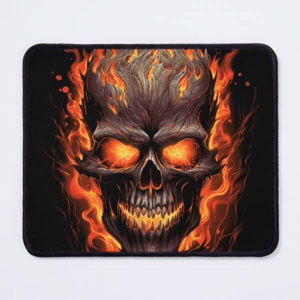Item preview, Hot Flaming Red Skull, Skull on Fire designed and sold by Vinson-MFG.