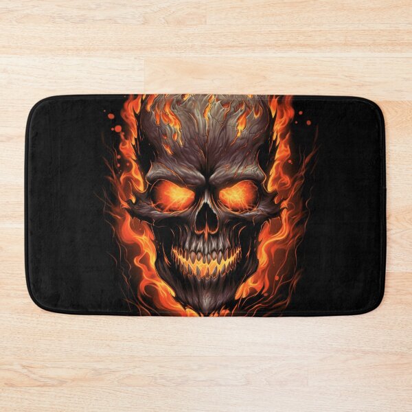 Item preview, Hot Flaming Red Skull, Skull on Fire designed and sold by Vinson-MFG.