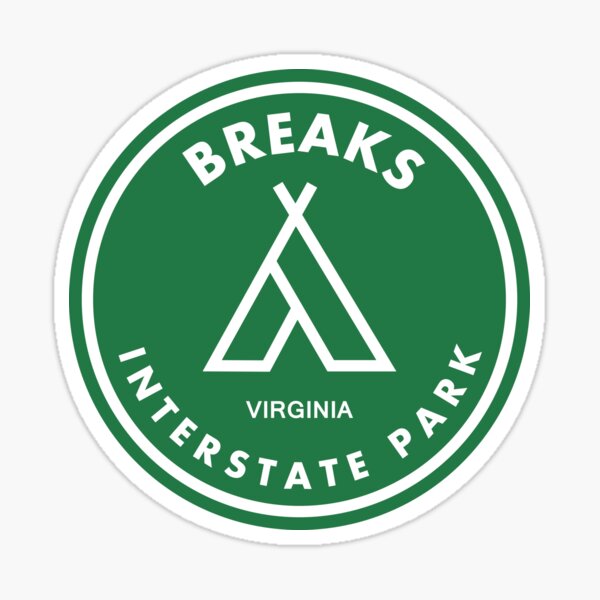 "Breaks Interstate Park Virginia Tent" Sticker for Sale by bivenart