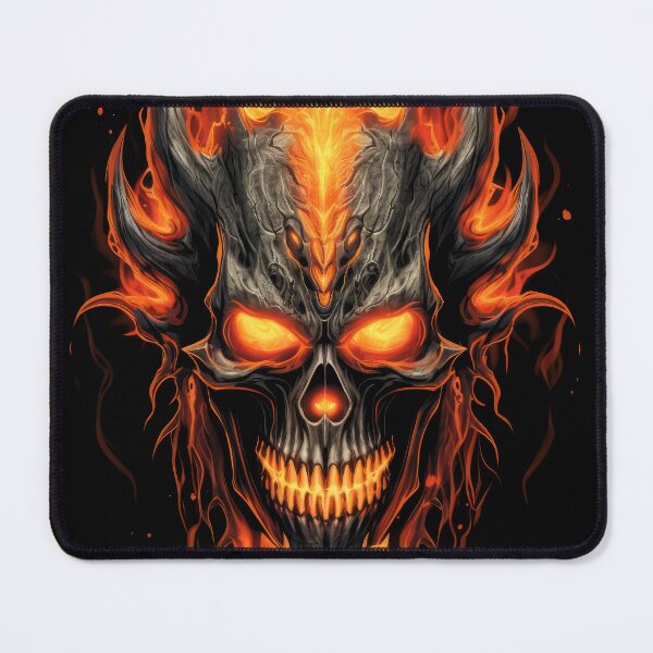 Item preview, Hot Flaming Red Skull, Skull on Fire designed and sold by Vinson-MFG.
