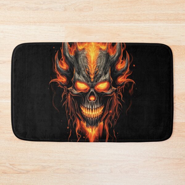 Item preview, Hot Flaming Red Skull, Skull on Fire designed and sold by Vinson-MFG.
