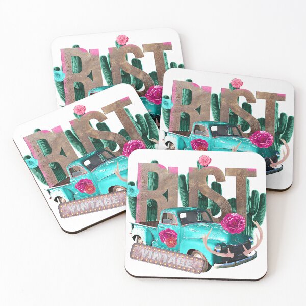 Item preview, Vintage Rustic Truck With Cactus  designed and sold by Livn2laugh.