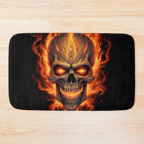 Item preview, Hot Flaming Red Skull, Skull on Fire designed and sold by Vinson-MFG.