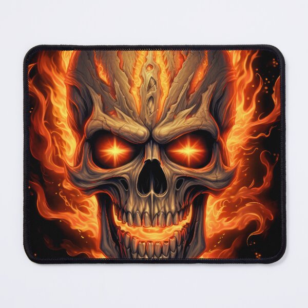 Item preview, Hot Flaming Red Skull, Skull on Fire designed and sold by Vinson-MFG.