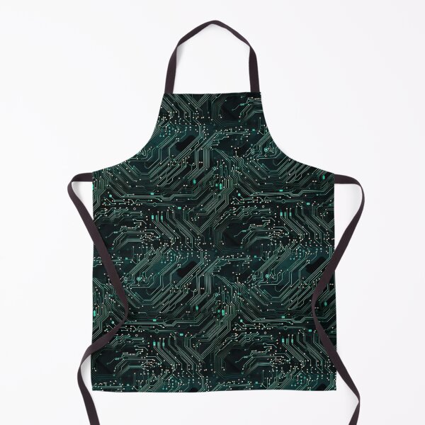 Item preview, Seamless Circuit Board Green tile designed and sold by Vainura.