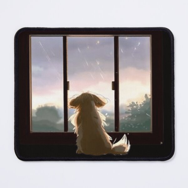 Item preview, Twilight's Companion: Dog at Dusk designed and sold by MythicMayhem Forge.