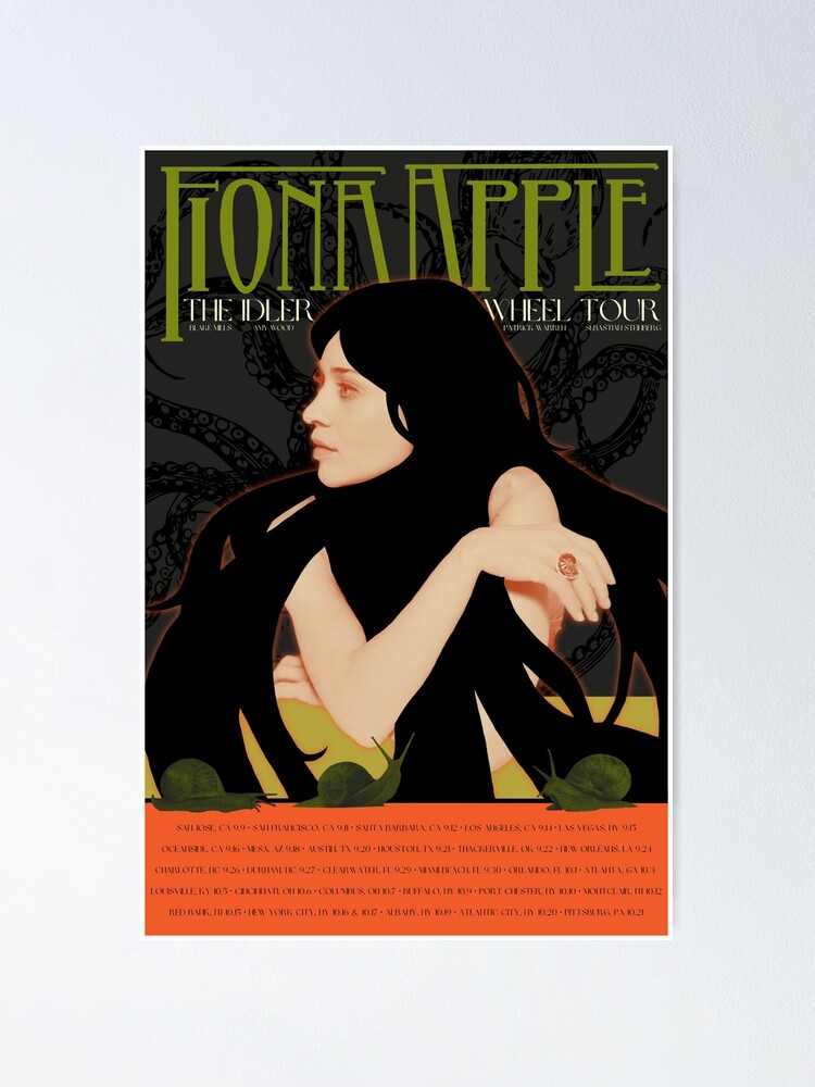 Thumbnail 1 of 3, Poster, apple tour poster designed and sold by huhwhatno.