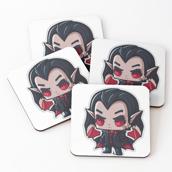 Item preview, Tiny Dracula, Big Cuteness: Kawaii Halloween Delight designed and sold by irosh madushan.