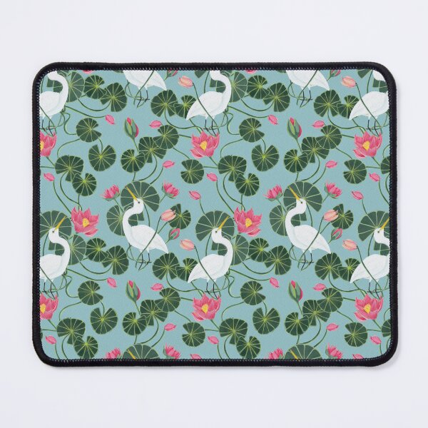 Item preview, Great Egret with waterlilies designed and sold by Peleegirl.