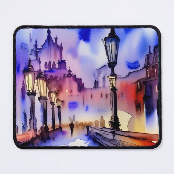 Item preview, Amazing Watercolor City designed and sold by Tiny Rage Crea.