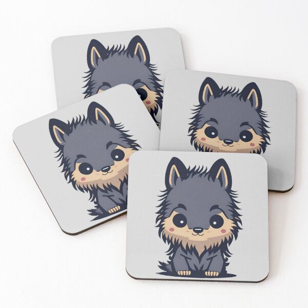 Item preview, Kawaii baby wolf designed and sold by Dr-Kane.