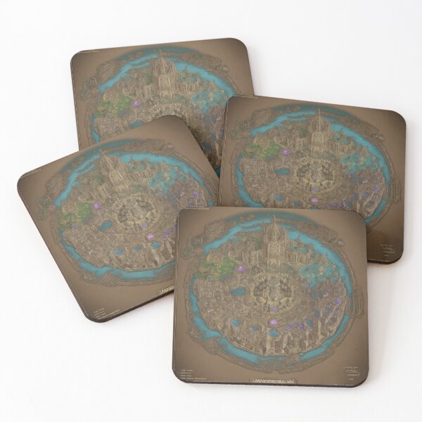 Item preview, Town Maps RPG Patent Accessories designed and sold by Yellowriversss.