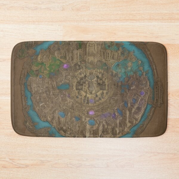 Item preview, Town Maps RPG Patent Accessories designed and sold by Yellowriversss.