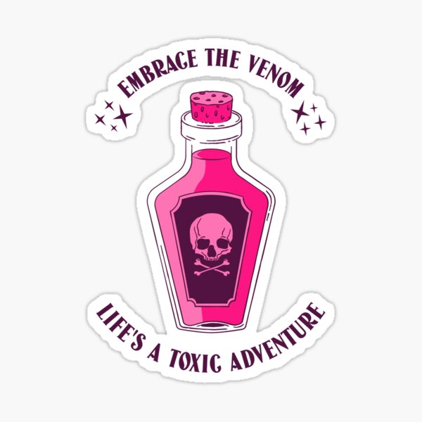 Premium Vector  Vial of poison venom sticker bottle of dangerous