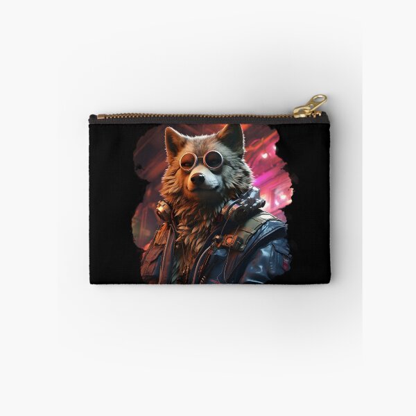 Item preview, Cyberpunk Confidence - Bold Wolf with Attitude designed and sold by BNCH44.
