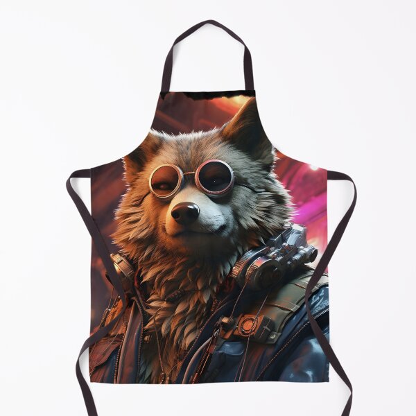 Item preview, Cyberpunk Confidence - Bold Wolf with Attitude designed and sold by BNCH44.