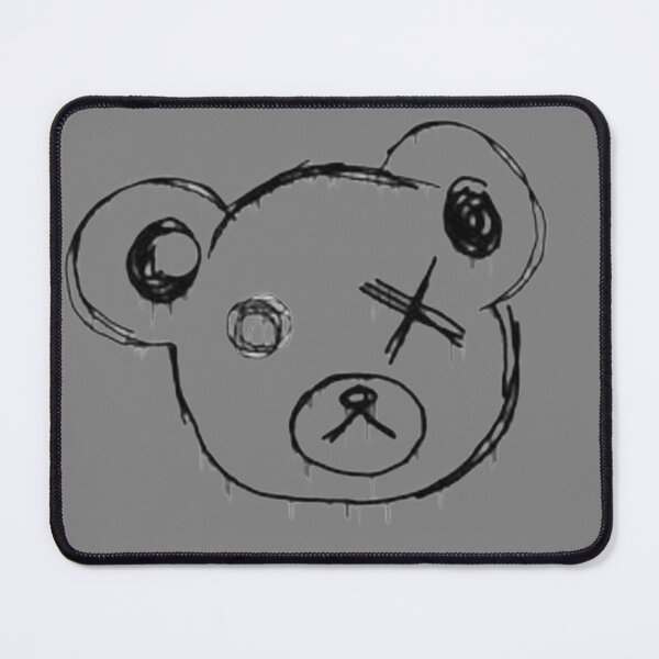 Item preview, teddy bear face with dead eye designed and sold by Everything and nothing .