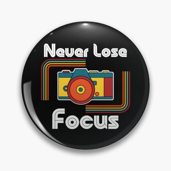 Item preview, Retro Never Lose Focus Photography Camera Photographer designed and sold by MagicSD Designs.