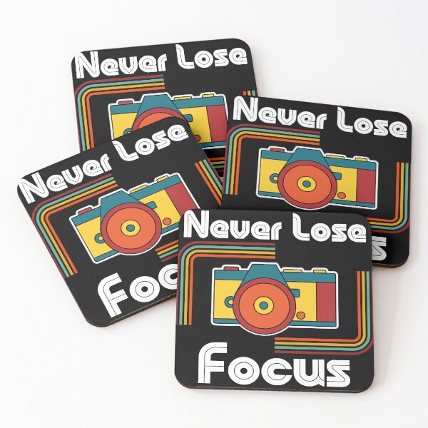 Item preview, Retro Never Lose Focus Photography Camera Photographer designed and sold by MagicSD Designs.