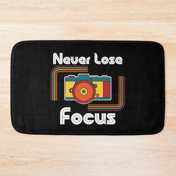 Item preview, Retro Never Lose Focus Photography Camera Photographer designed and sold by MagicSD Designs.