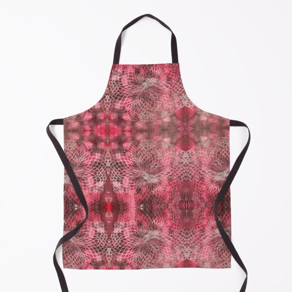 Item preview, Pinky Red Netting Monoprint Pattern designed and sold by vallisrowe.
