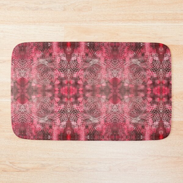Item preview, Pinky Red Netting Monoprint Pattern designed and sold by vallisrowe.