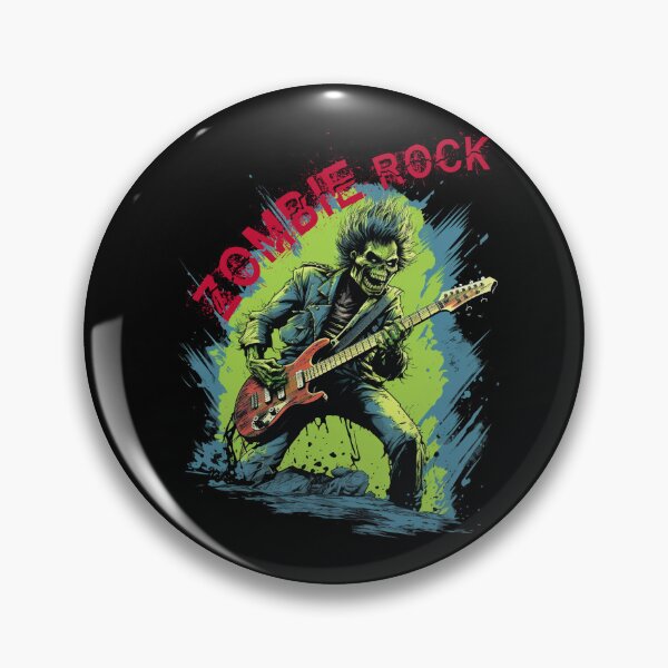 Item preview, Zombie Rock: Zombie Playing Electric Guitar Slayer designed and sold by tronictees.