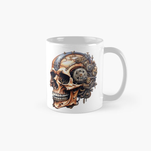 Item preview, Steampunk Skull with Clockwork Gears designed and sold by SchorlCraft.
