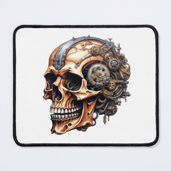Item preview, Steampunk Skull with Clockwork Gears designed and sold by SchorlCraft.
