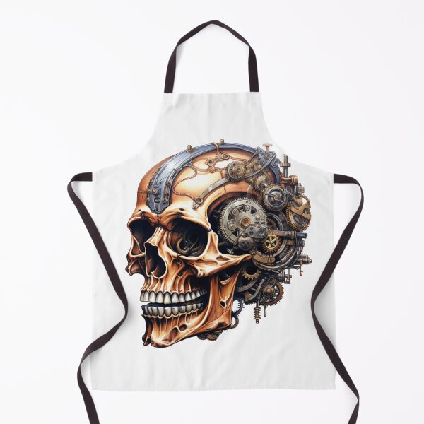 Item preview, Steampunk Skull with Clockwork Gears designed and sold by SchorlCraft.