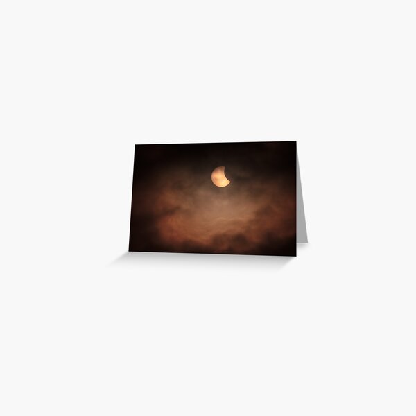 Solar Eclipse 2015 - 09.07am Greeting Card