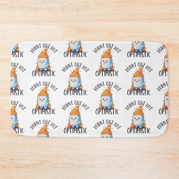 Item preview, Burnt Out But Optimistic - Inspiring Designs for a Positive Mindset designed and sold by FairySnazzyChic.