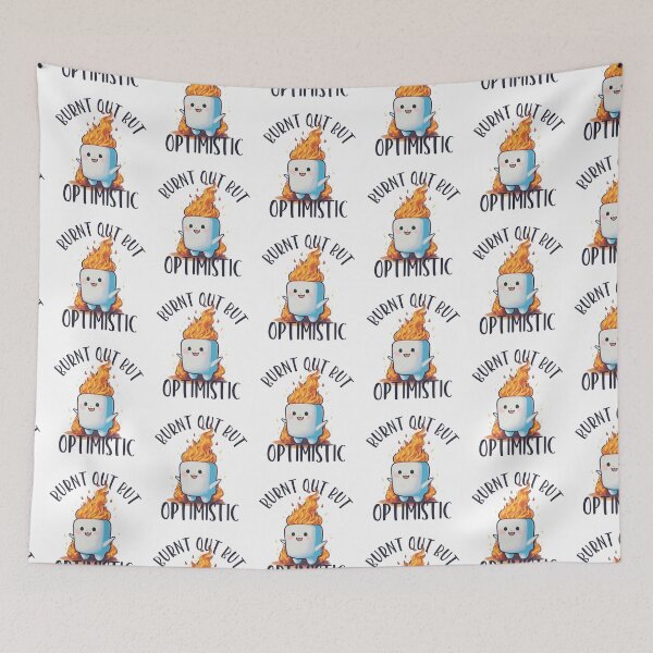 Item preview, Burnt Out But Optimistic - Inspiring Designs for a Positive Mindset designed and sold by FairySnazzyChic.
