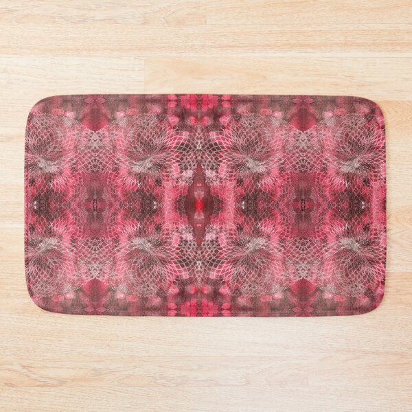 Item preview, Pinky Red Netting Monoprint Pattern II designed and sold by vallisrowe.