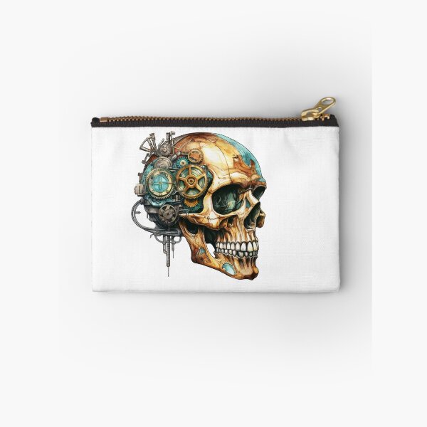 Item preview, Steampunk Skull with Clockwork Gears designed and sold by SchorlCraft.
