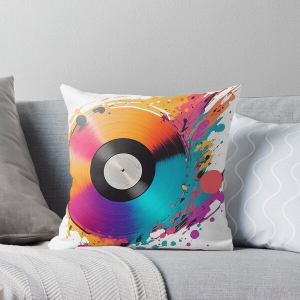 Item preview, Colorful Vinyl Record designed and sold by WildPugShop.