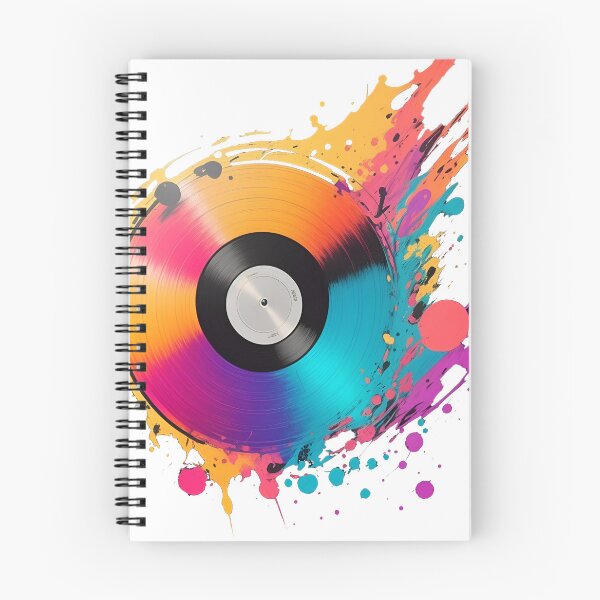 Item preview, Colorful Vinyl Record designed and sold by WildPugShop.
