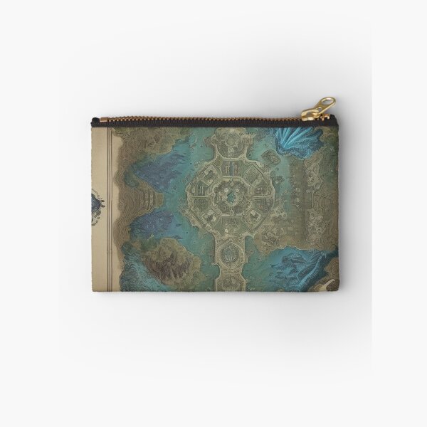 Item preview, City of Door Water Deep Ruin Maps designed and sold by Yellowriversss.