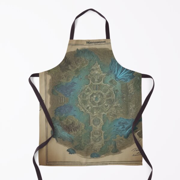 Item preview, City of Door Water Deep Ruin Maps designed and sold by Yellowriversss.