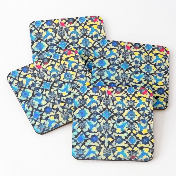 Item preview, Colourful floral pattern designed and sold by RawandJ.
