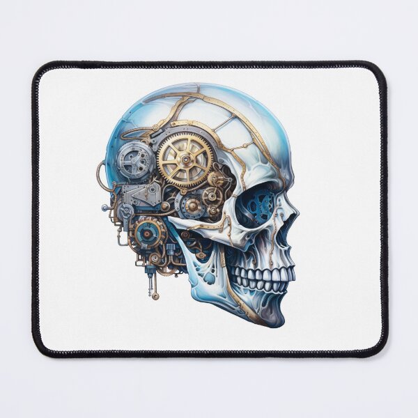 Item preview, Steampunk Skull with Clockwork Gears designed and sold by SchorlCraft.