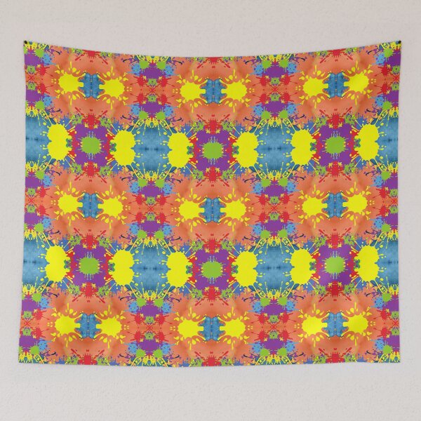Item preview, Harmonious Fusion - Colorful Chaos Seamless Pattern | Abstract Artistic Design designed and sold by OrangeMG.