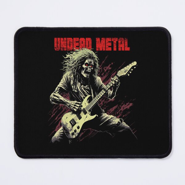 Item preview, Undead Metal: Zombie Playing Electric Guitar Slayer designed and sold by tronictees.