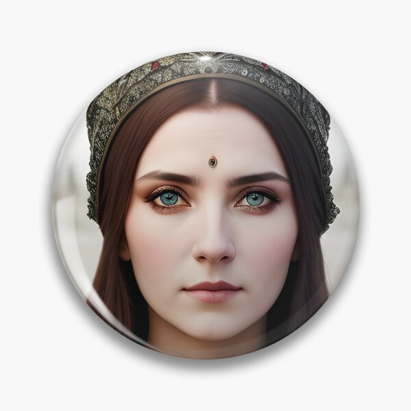 Item preview, Medieval Woman Blue Eyes designed and sold by zeniflyArt.