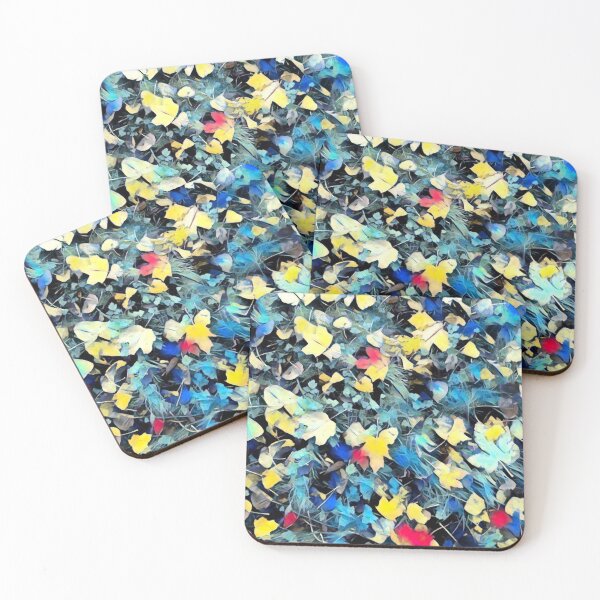 Item preview, Leaves on the ground pattern designed and sold by RawandJ.