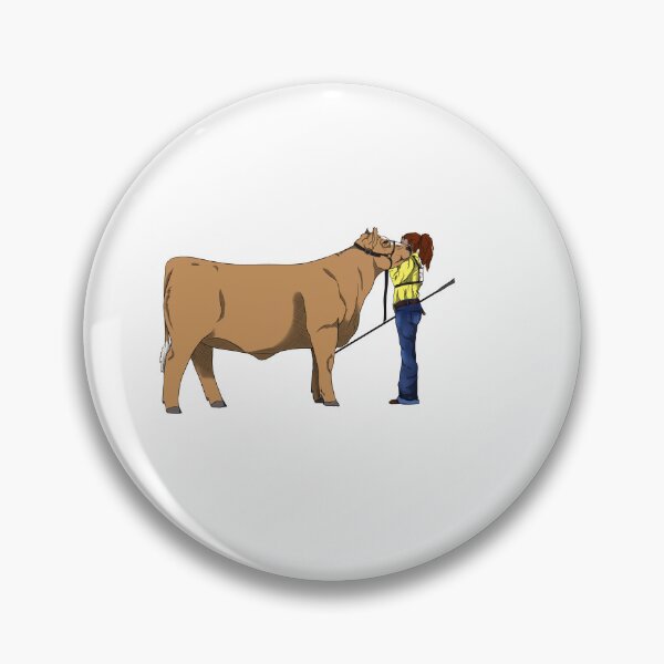 Artikelvorschau, Showgirl | Rinder | Gelb | Fleckvieh | Stockmen | Rinder zeigen entworfen und verkauft von mwinter2205.