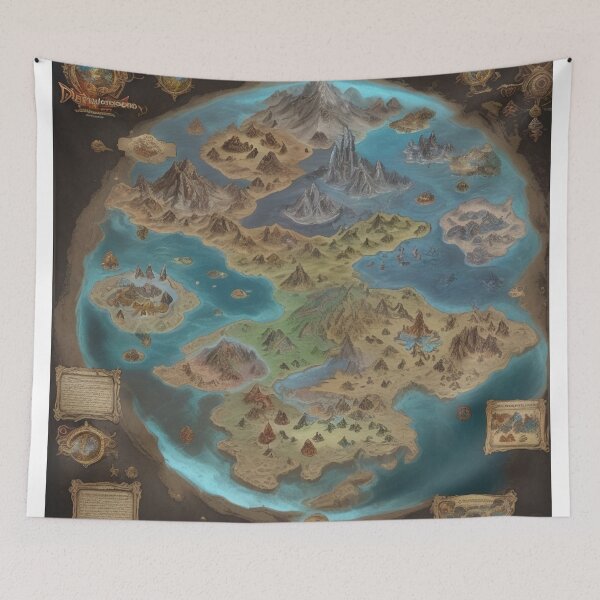 Item preview, Fantasy Gaming Vintage Dungeon Patent designed and sold by Yellowriversss.