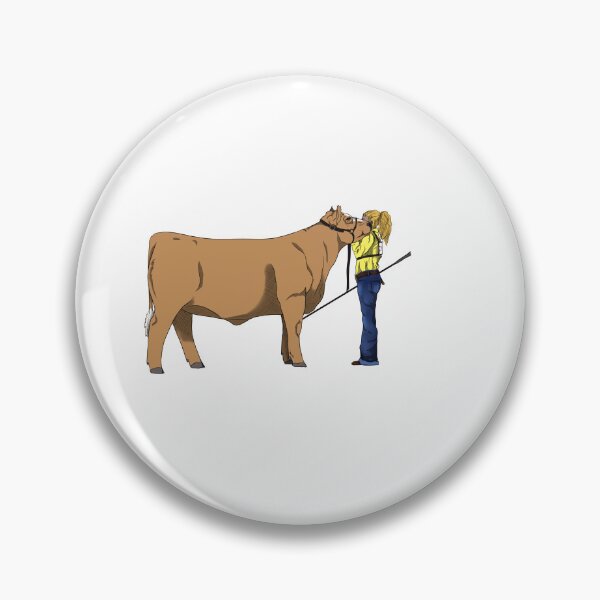 Artikelvorschau, Showgirl | Rinder | Gelb | Fleckvieh | Stockmen | Rinder zeigen entworfen und verkauft von mwinter2205.